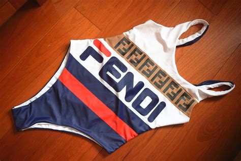 fendi swimwear womens|fendi swimsuit etsy.